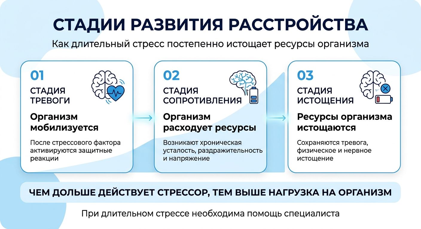Лечение стресса в Холмске инфографика